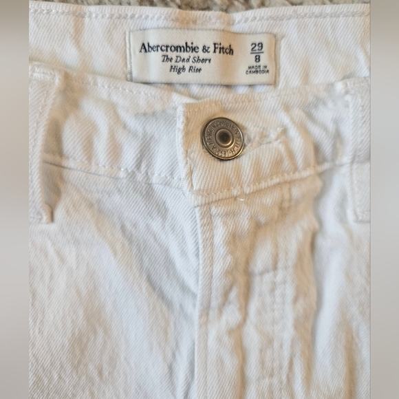 Abercrombie & Fitch The Dad Short High Rise 5 Inch Inseam Size 8 - Picture 2 of 4